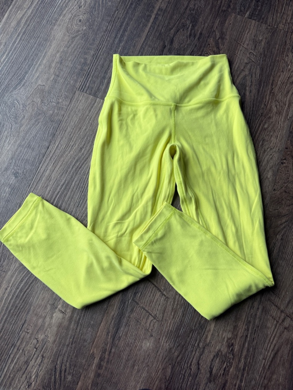 lululemon Alight High-Rise Leggings in Electric Yellow - 23” inseam